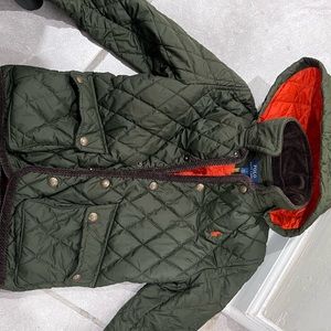 Size 7 polo coat with detachable hood